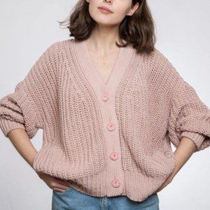 Babaa Cardigan No 18 in plum blossom